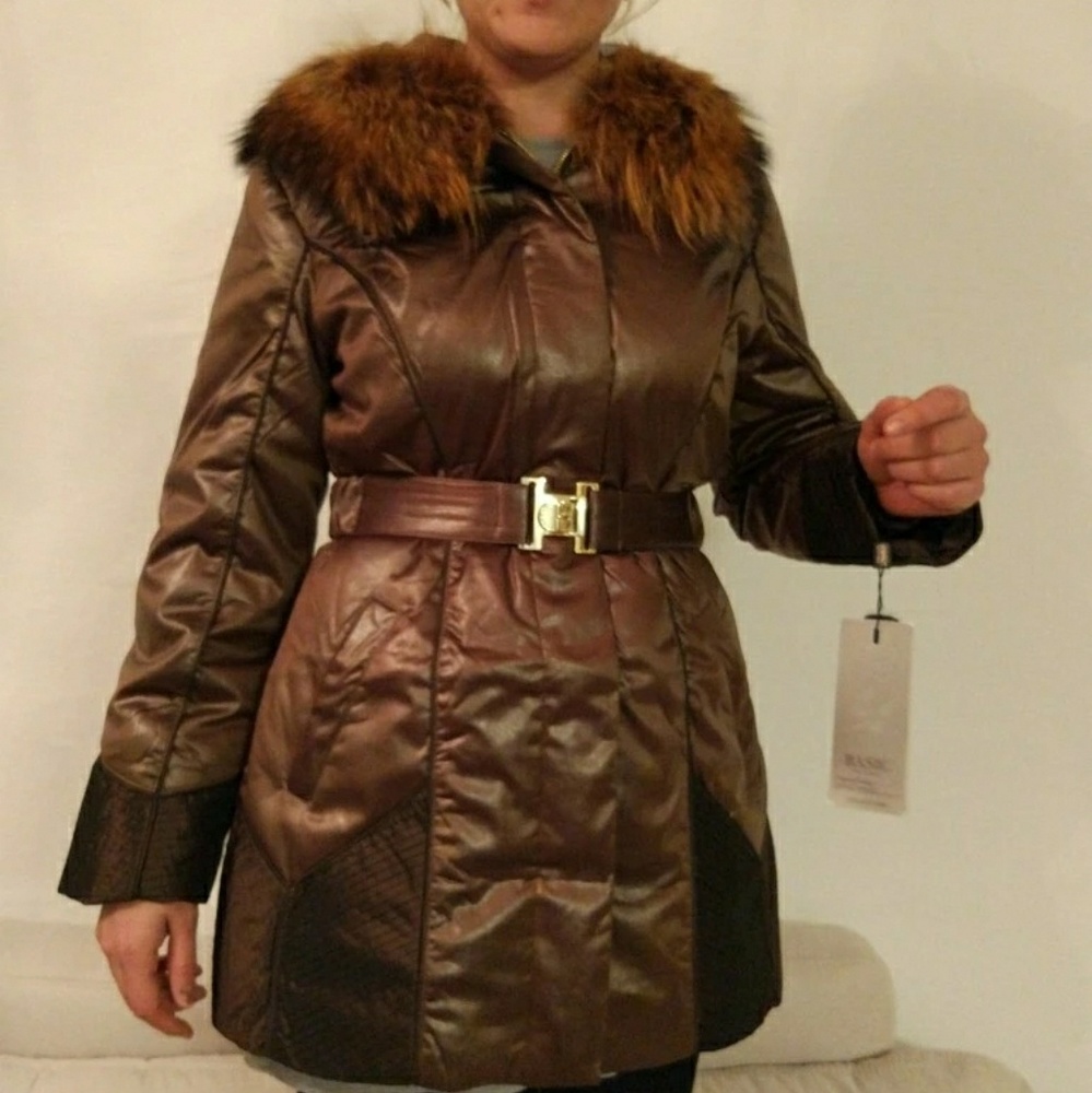 Just Gorgeous Basic Edition Down Coat, Usa Size M - image 3